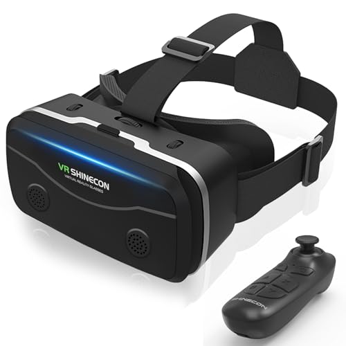 CoCerKet VR Headset with Bluetooth Remote