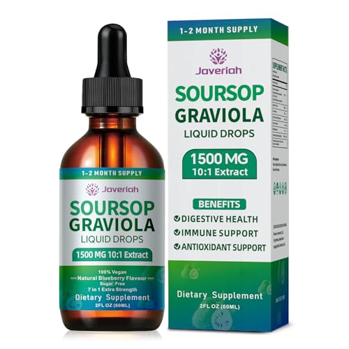 Soursop Graviola Leaf Liquid Supplement Duo