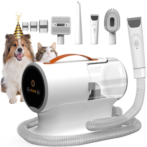 FIXR Dog Grooming Vacuum Kit with Clippers