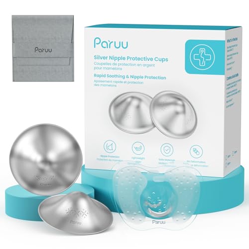Paruu Silver Nursing Cups and Nipple Shields