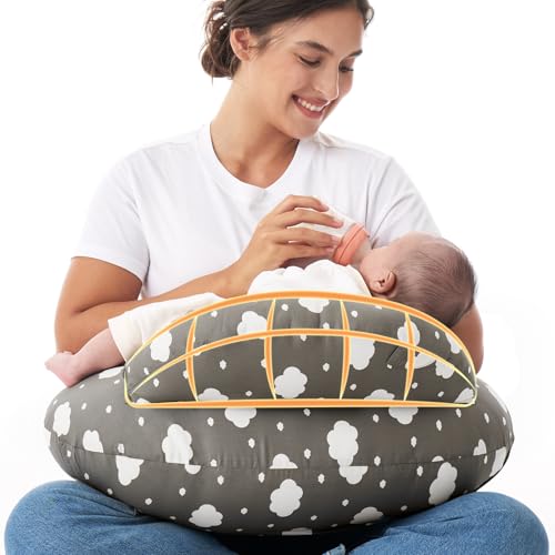 Momcozy Nursing Pillow with Safety Fence
