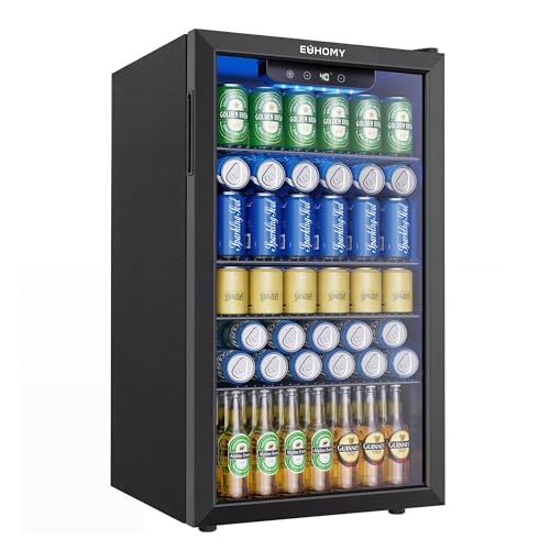 Euhomy Mini Fridge 130 Can Beverage Cooler