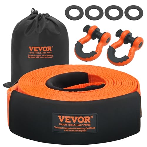 VEVOR Heavy Duty Tow Strap Recovery Kit
