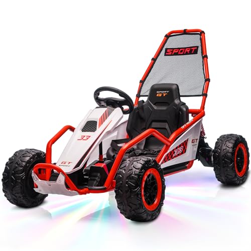 MOOITZ 24V Electric Drift Go Kart for Kids
