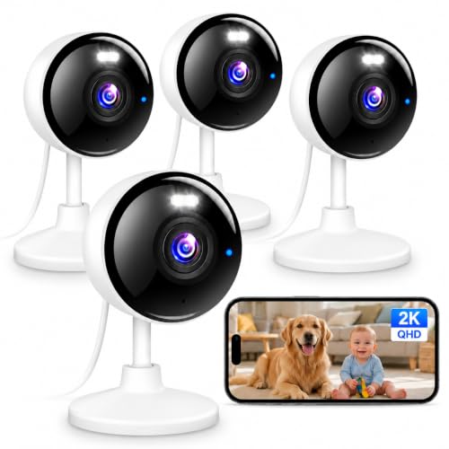 Techage K07-4P 2K Home Security Camera