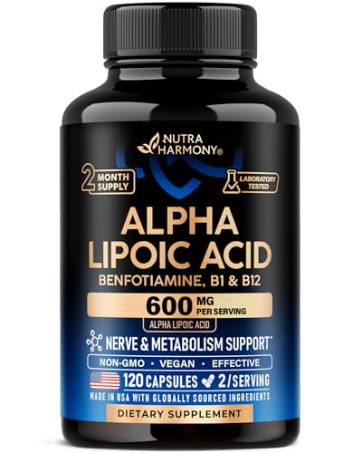 Alpha Lipoic Acid 600mg Supplement