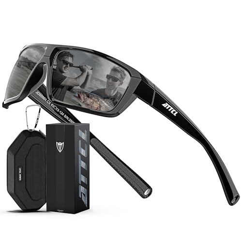 ATTCL Polarized Sports Sunglasses 5001 Black