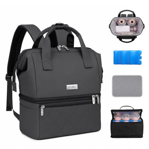 Nuliie Wearable Breast Pump Bag Grey