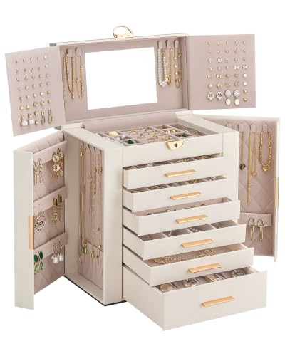 Lolalet 7-Layer Jewelry Organizer Box
