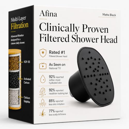 Afina High Pressure Filtered Shower Head