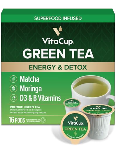 VitaCup Green Tea Pods with Matcha & Vitamins