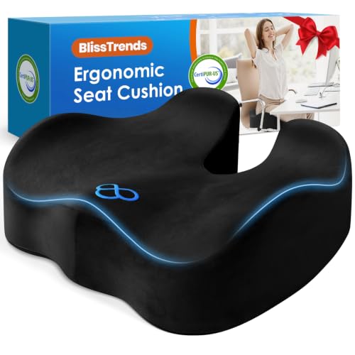 BlissTrends Memory Foam Seat Cushion