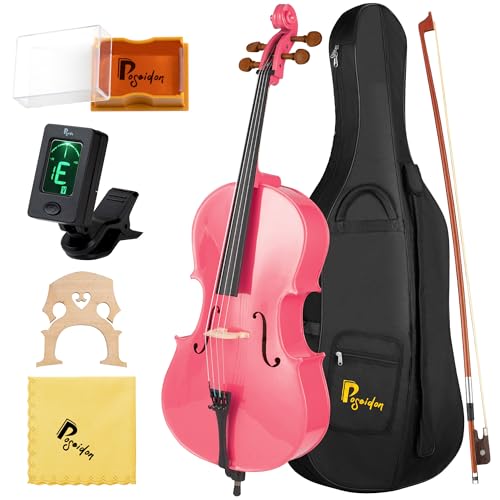 Poseidon 1/4 Size Cello for Beginners