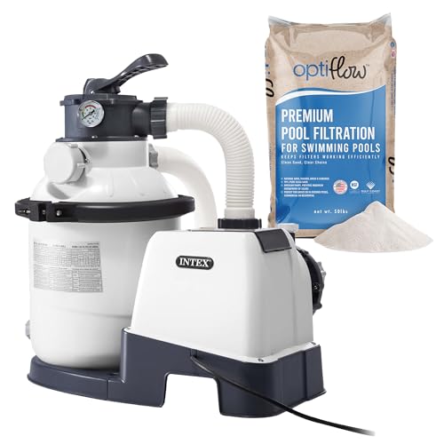 Intex Krystal Clear 1500GPH Sand Filter Pump Bundle