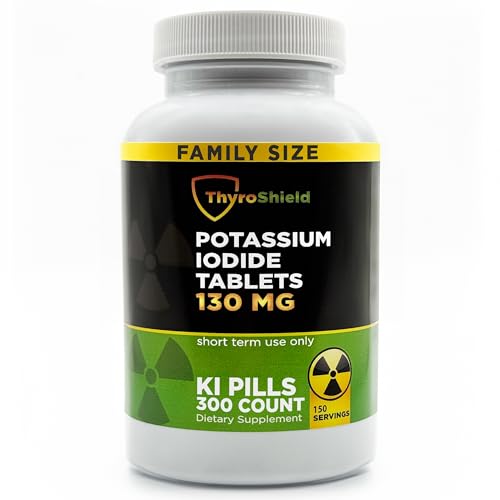 ThyroShield Potassium Iodide 130 mg Tablets