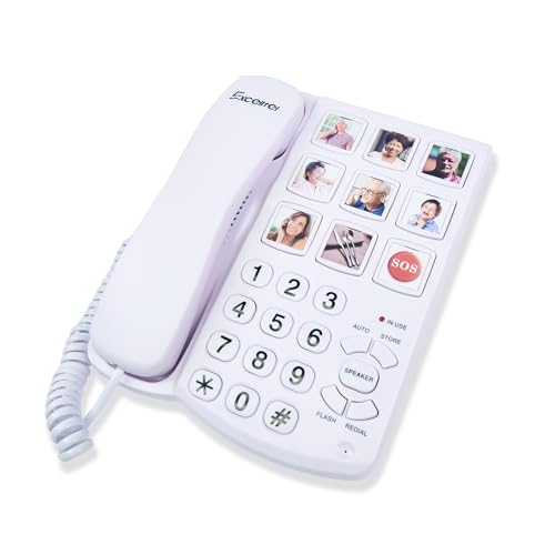 Excelltel Big Button Corded Telephone for Seniors