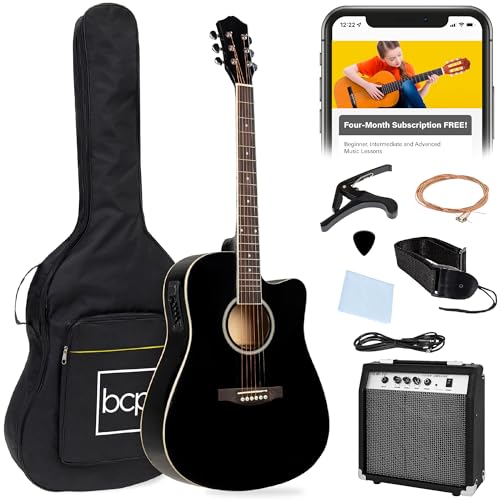 Beginner Acoustic Electric Guitar Starter Set