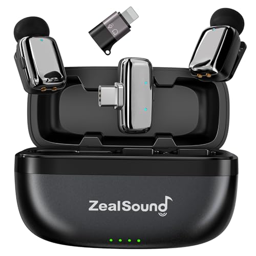 ZealSound Mini Wireless Lavalier Microphone