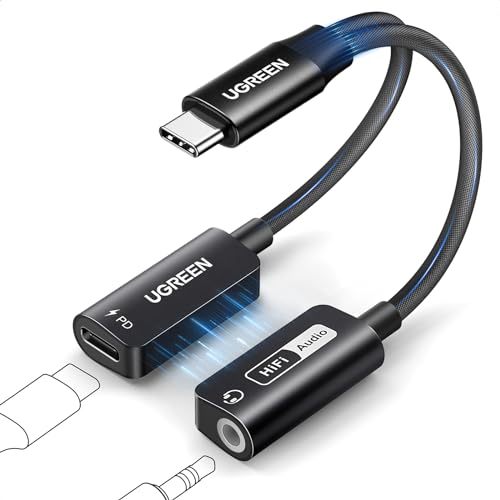 UGREEN Magnetic USB-C Audio and Charger Adapter