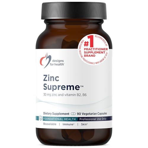 Designs for Health Zinc Supreme 30mg Supplement