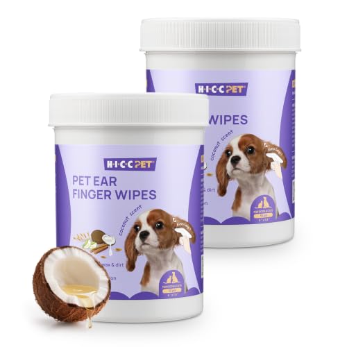 HICC PET Dog Ear Wipes 100 Count