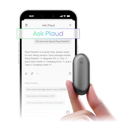 PLAUD NotePin AI Voice Recorder