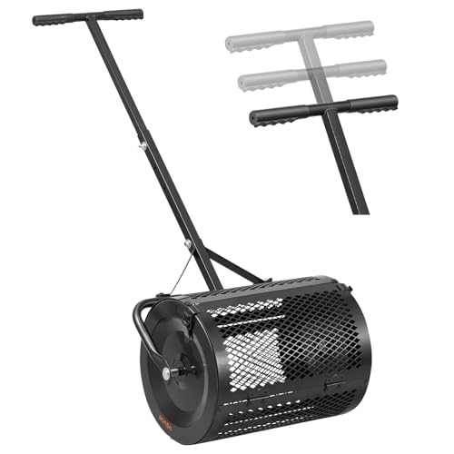 VEVOR Compost Spreader 16.5" Wide Adjustable