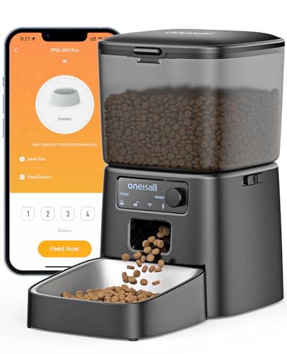 oneisall WiFi Automatic Cat Feeder