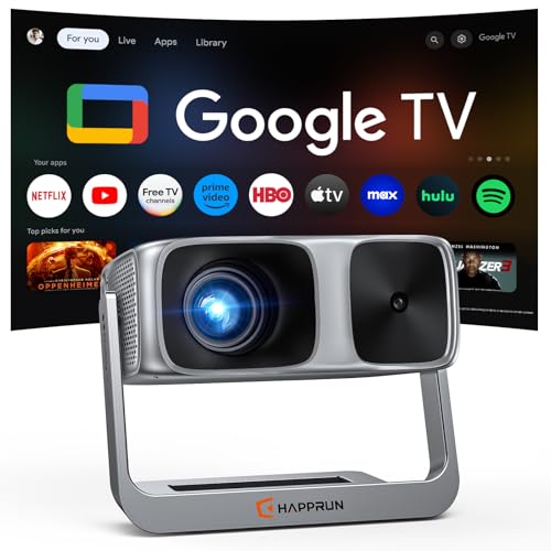 HAPPRUN 2000 ANSI 4K Smart Outdoor Projector