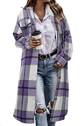 Chiczone Plus Size Plaid Shacket XXL