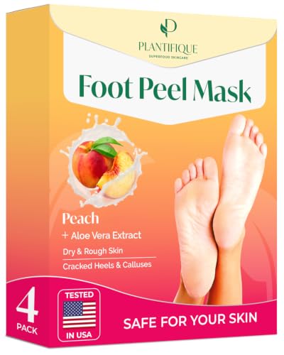 PLANTIFIQUE Foot Peeling Mask 4 Pack