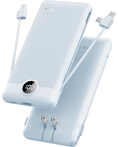 VRURC USB C Power Bank 10000mAh