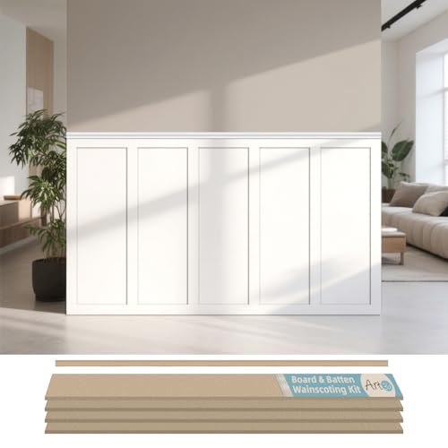 Art3d Paintable Wainscoting Kit