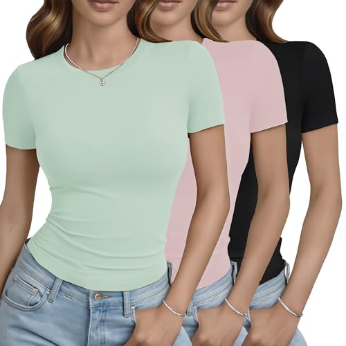 GAYHAY Women's Slim Fit Crop Tops