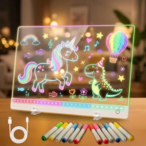 Rechargeable LED Drawing Board for Kids