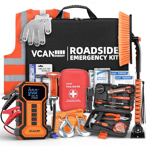 VCANENERGY Jump Starter with Air Compressor