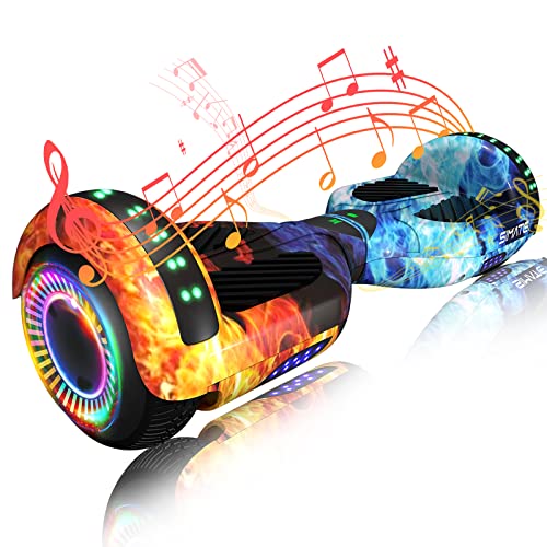 SIMATE 6.5" Hoverboard with Bluetooth & LED Lights