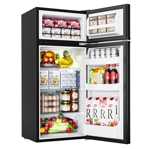 Euhomy Mini Fridge with Freezer 4.5 Cu.Ft