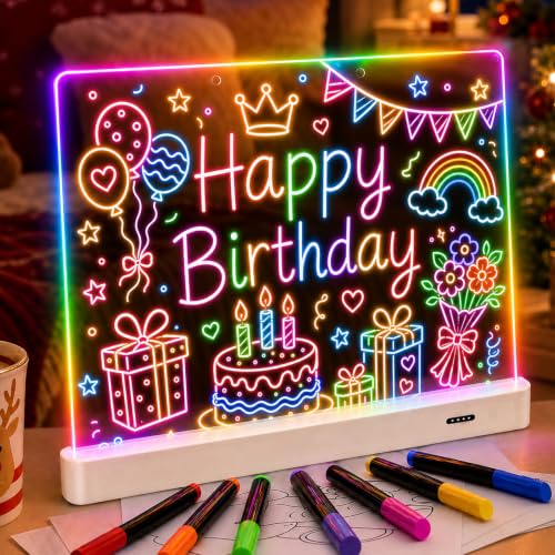Sxueg Rechargeable LED Drawing Board for Kids