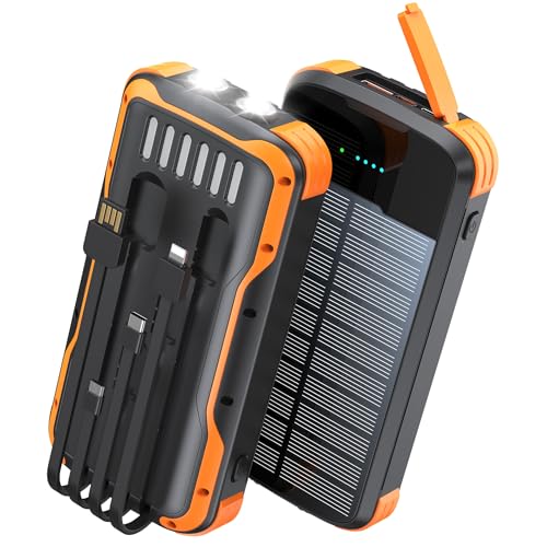 SOXONO Solar Charger Power Bank 40000mAh