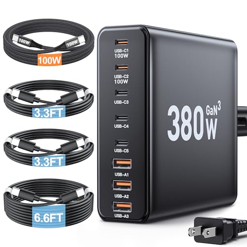 380W USB C Charger Block