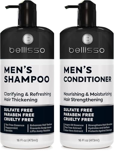 Bellisso Men's Clarifying Shampoo & Conditioner Set