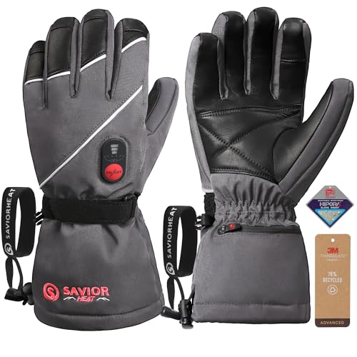 Savior Heat Rechargeable Heated Ski Gloves
