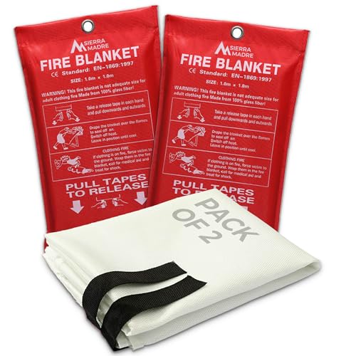 Sierra Madre Fire Blanket 40x40 Pack of 2