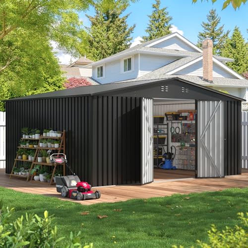 EasyHawk Outdoor Metal Storage Shed
