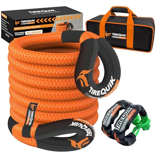 TireQuik Kinetic Recovery Rope Kit 48500lbs