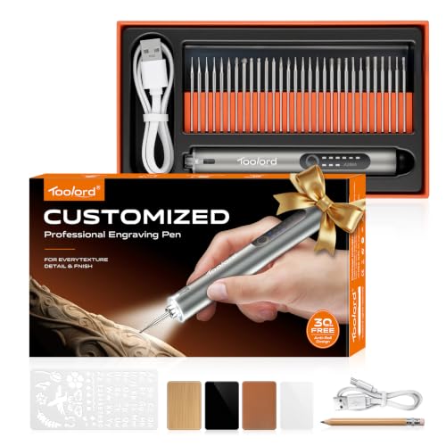 ABITAKE Cordless Engraving Pen with LED Light