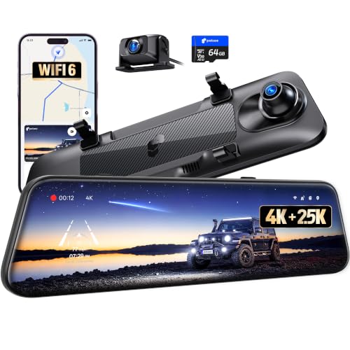 Pelsee S12 4K Mirror Dash Cam
