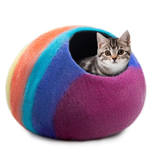 Woolygon Premium Felt Cat Bed