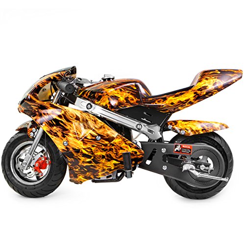 XtremepowerUS Mini Pocket Bike 40cc 4-Stroke